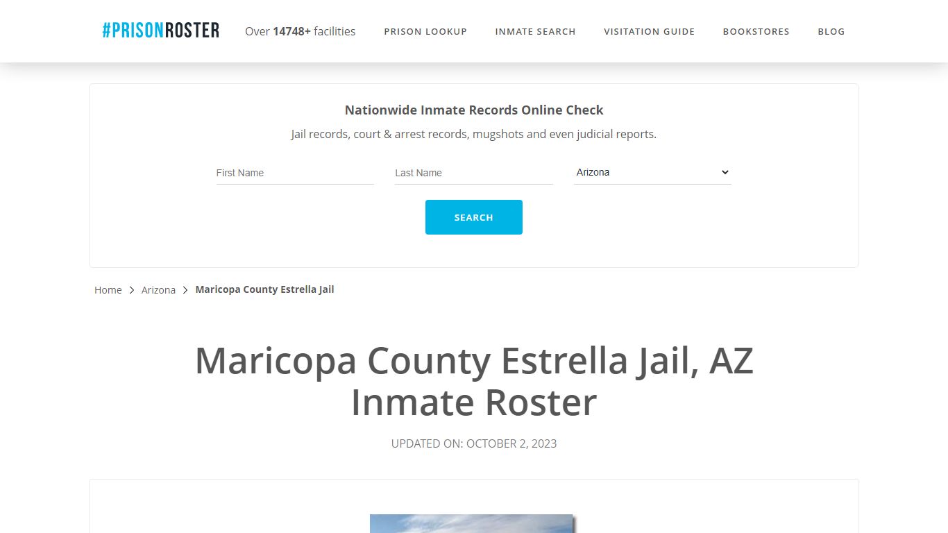 Maricopa County Estrella Jail, AZ Inmate Roster - Prisonroster